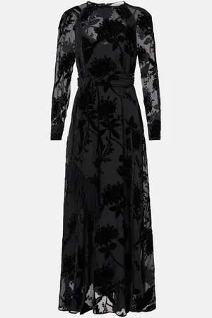 ZIMMERMANN Burnout Sheath floral velvet maxi dress