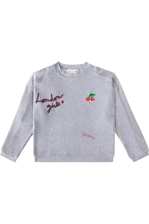 BONPOINT Gena embroidered cotton sweatshirt