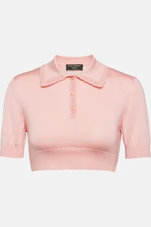 Dolce & Gabbana Capri silk crop top