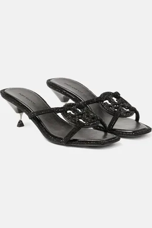 Tory Burch Geo Bombe Miller suede sandals