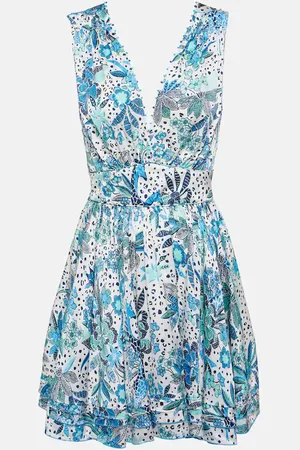 POUPETTE ST BARTH Bessie floral pleated minidress