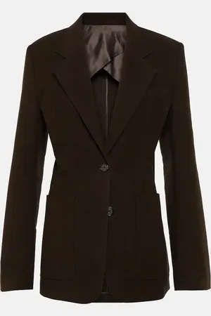 Totême Single-breasted cotton blazer