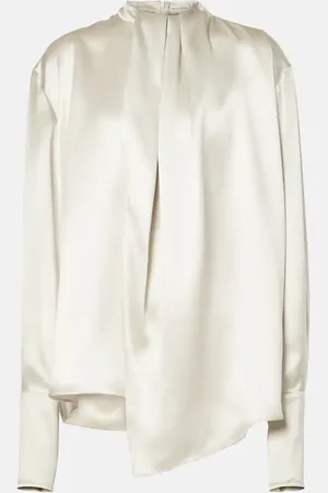 MAGDA BUTRYM Draped silk blouse