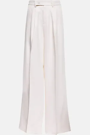 AMIRI Pleated high-rise wide-leg pants