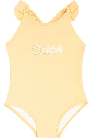 Chloé Baby logo swimsuit