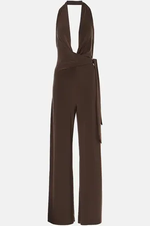 Norma Kamali Halterneck jersey jumpsuit