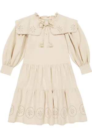 The New Society Geraldine embroidered midi dress