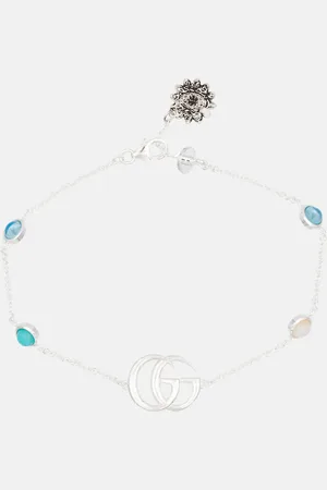 Gucci GG Marmont Flower sterling bracelet