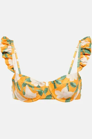 Agua by Agua Bendita Kiwi floral bikini top