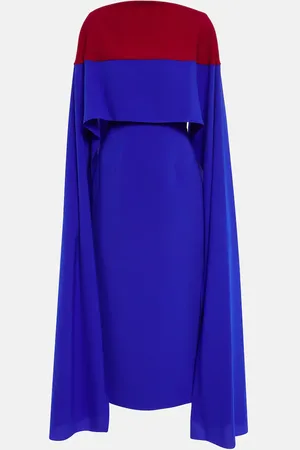 Roksanda Elina cape midi dress