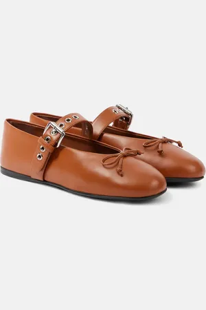 Miu Miu Leather ballet flats