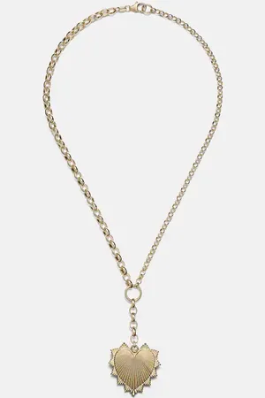 Foundrae Oversized Love Token 18kt chain necklace