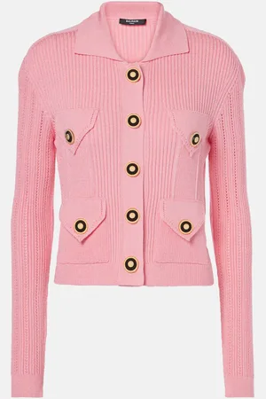 Balmain Ribbed-knit cardigan