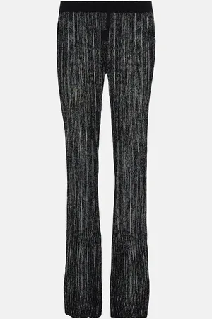 PETAR PETROV Giulio rIbbed-knit flared pants