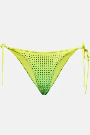 Self-Portrait Embellished bikini bottoms