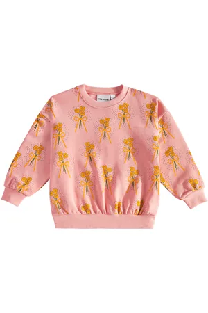 Mini Rodini Floral cotton jersey sweatshirt