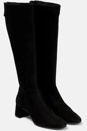 Aquazzura Saint Honore suede knee-high boots