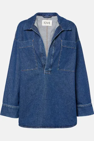 TOVE Sonny denim blouse