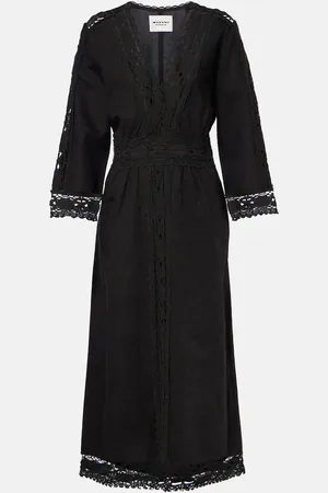 Marant Etoile Veona linen and cotton midi dress
