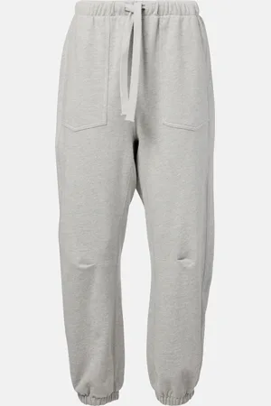 NILI LOTAN Dulce cotton-blend sweatpants
