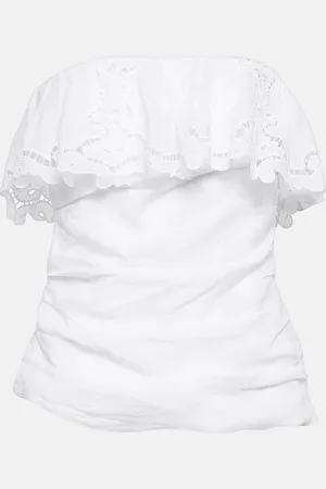 Isabel Marant Kesha embroidered ramie top