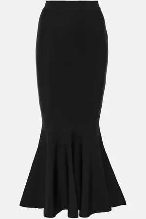 Balmain High-rise maxi skirt