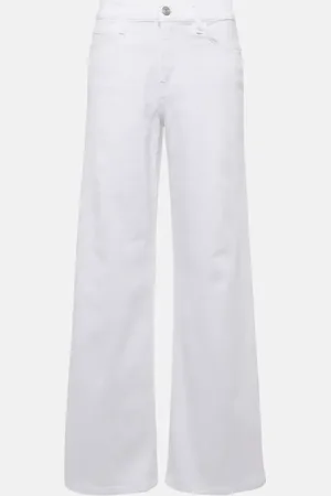 Frame Le Slim Palazzo high-rise wide-leg jeans