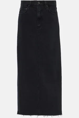 AGOLDE Hilla denim maxi skirt
