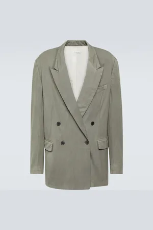 DRIES VAN NOTEN Oversized wool-blend blazer