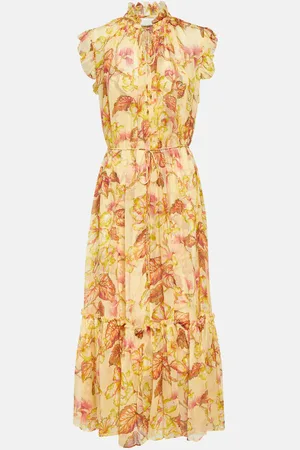 ZIMMERMANN Matchmaker printed georgette midi dress