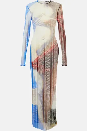 Balmain Printed maxi dress