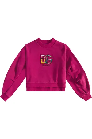 Dolce & Gabbana DG embroidered cotton jersey sweatshirt