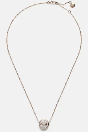 Pomellato Pom Pom Dot 18kt rose pendant necklace with mother-of-pearl and diamonds