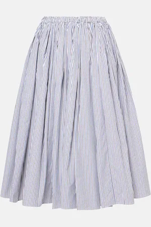 Prada Striped midi skirt