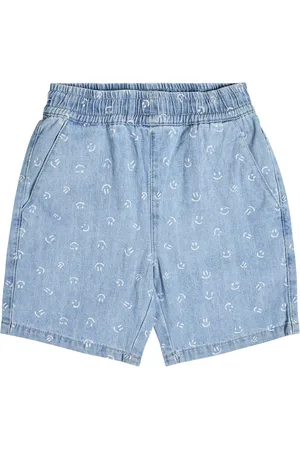Molo Avart printed denim shorts