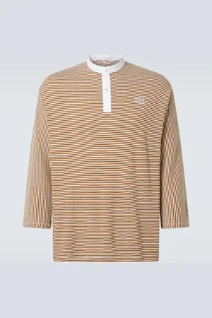 BODE Newton striped cotton top