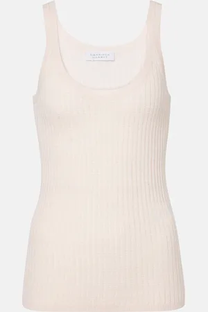 GABRIELA HEARST Nevin pointelle cashmere and silk tank top