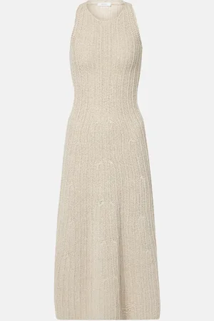 Max Mara Uccio linen and cotton maxi dress