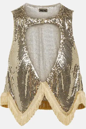 Paco rabanne Chainmail cutout top