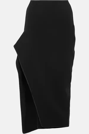 MATICEVSKI Narrate side-slit crÃªpe pencil skirt