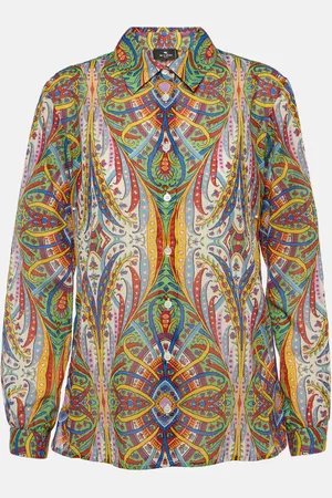 Etro Printed cotton shirt