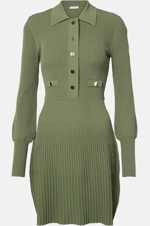 VERONICA BEARD Lauper ribbed-knit sweater dress