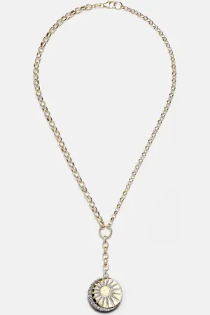 Foundrae Balance 18kt necklace with diamonds