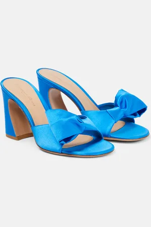 Gianvito Rossi Rosie satin mules
