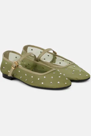 Souliers Martinez Mylena embellished Mary Jane flats