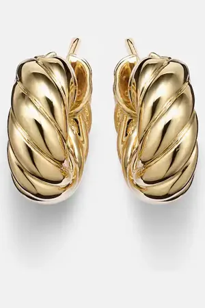 David Yurman 18kt hoop earrings