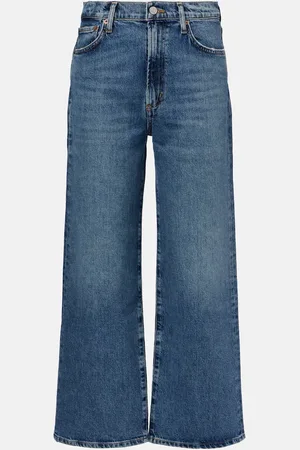 AGOLDE Harper Crop mid-rise wide-leg jeans