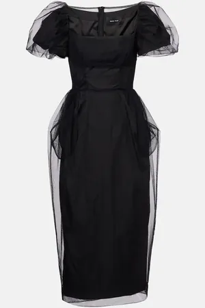 Simone Rocha Floral-appliquÃ© cocktail dress