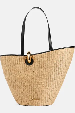 Jacquemus Bambola raffia-effect basket bag