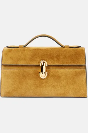 SAVETTE Symmetry suede tote bag